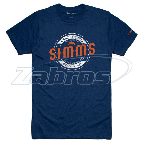 Фото Simms Wader MT T-Shirt, 13124-414-50, XL, Navy Heather