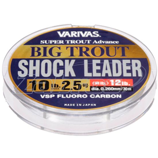 Фото Varivas Big Trout Shock Leader, 0,31 мм, 6,3 кг, 30 м