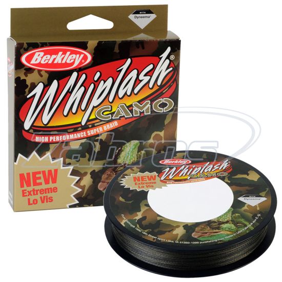 Картинка Berkley Whiplash, 1205495, 0,1 мм, 14,1 кг, 110 м, Camo