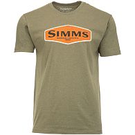 Футболка Simms Logo Frame T-Shirt, 13625-914-50, XL, Military Heather: купить, цена, Киев, Украина | Zabros