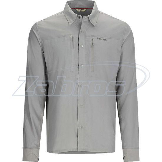Фото Simms Intruder BiComp Fishing Shirt, 14441-255-30, M, Cinder