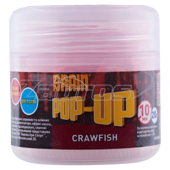 Фото Brain Pop-Up F1, Craw Fish (речной рак), 20 г, 10 мм