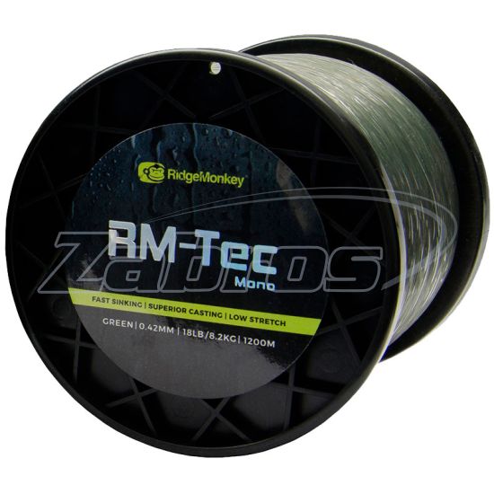 Фото RidgeMonkey RM-Tec Mono , 0,35 мм, 5,4 кг, 1200 м, Green