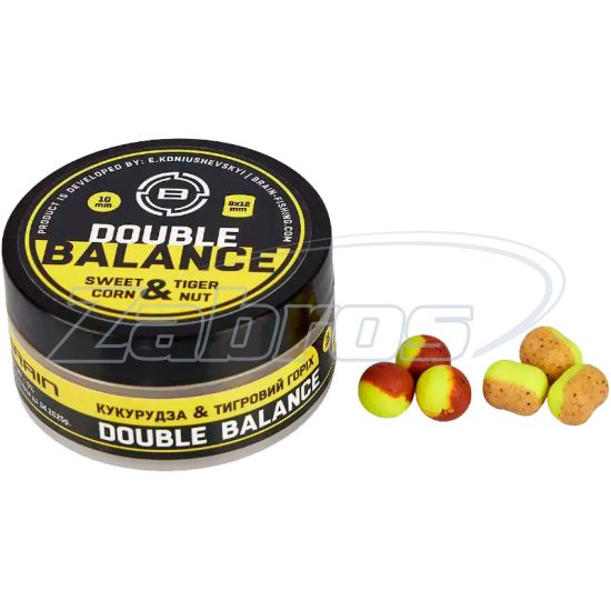Фото Brain Double Balance Sweet Corn & Tiger Nut (кукуруза + тигровый орех), 10+8x12 мм, 34 г
