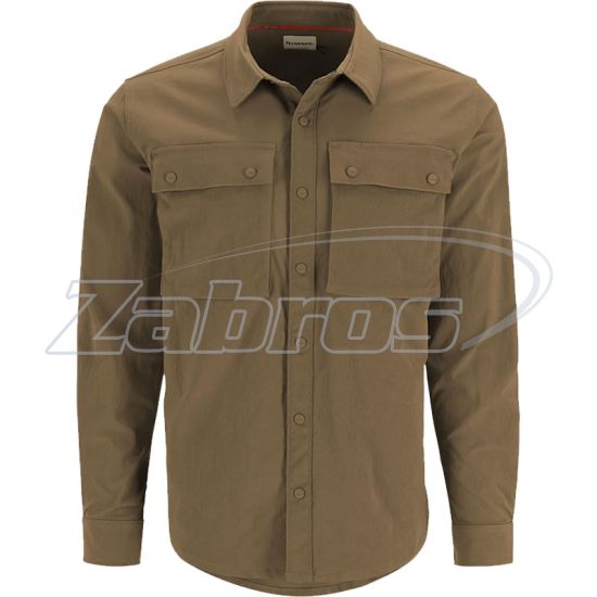 Фото Simms Lodge Work Shirt, 14109, XL, Driftwood