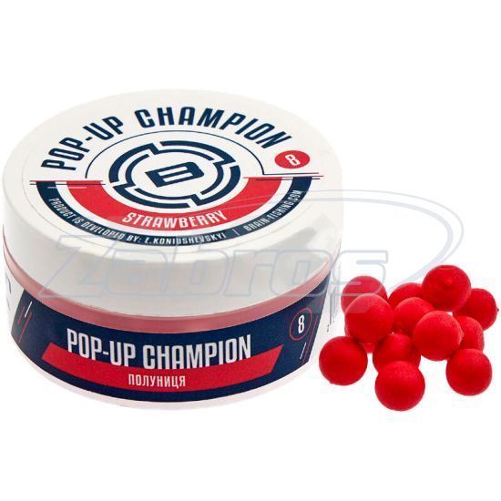 Фото Brain Champion Pop-Up Strawberry (клубника), 12 мм, 34 г