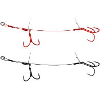 Стінгер для силікона Savage Gear Carbon49 Double Stinger, 2/0, 13,5 см, 23 кг, 2 шт для риболовлі, купити, ціни в Києві та Україні, інтернет-магазин | Zabros