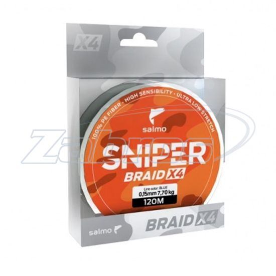 Фото Salmo Sniper, 4928-023, 0,23 мм, 11,34 кг, 91 м, Green