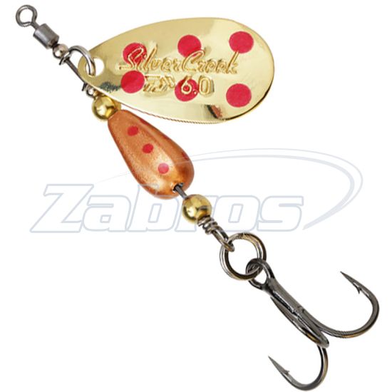 Фото Daiwa Silver Creek Spinner, 6 г, Gold Dots