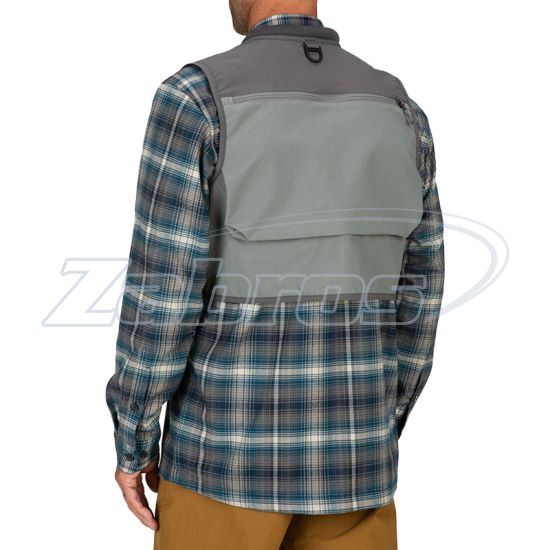 Фотографія Simms Freestone Fishing Vest, 13402-015-40, L, Pewter