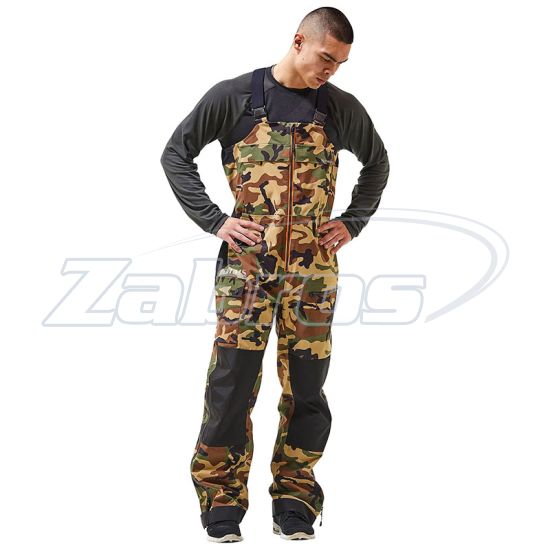 Фотографія Simms CX Fishing Bib, 13303-569-40, L, Woodland Camo