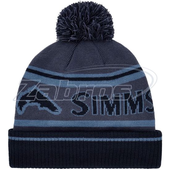 Фотография Simms Tip-Up Pom Beanie, 13788, Huckleberry