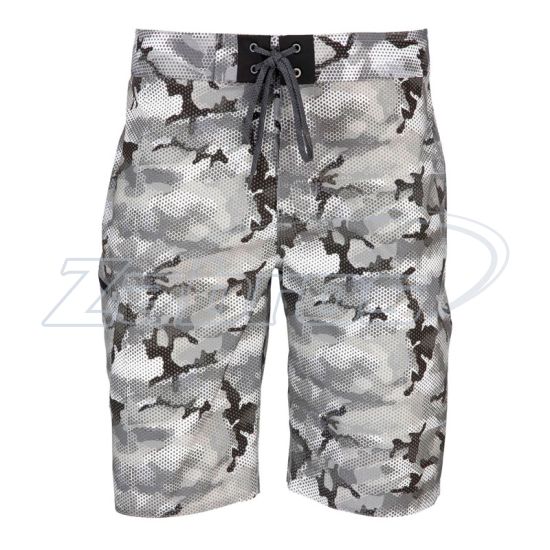 Фото Simms Tumunu Board Short - Print, 12880-771-W40, 40W, Hex Flo Camo Steel