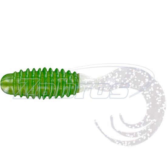 Фото Big Bite Baits Ring Triple Tip Grub, 2,00", 5,08 см, 10 шт, Silver Frog