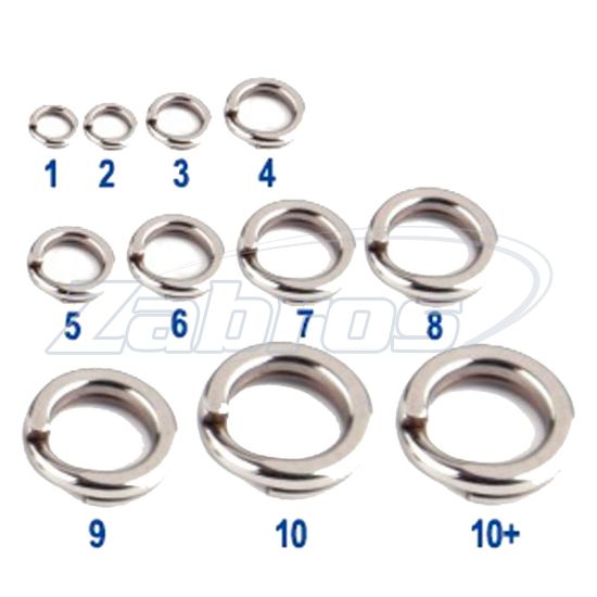 Фото BKK Split Ring-51, 10, 136 кг, 9 шт
