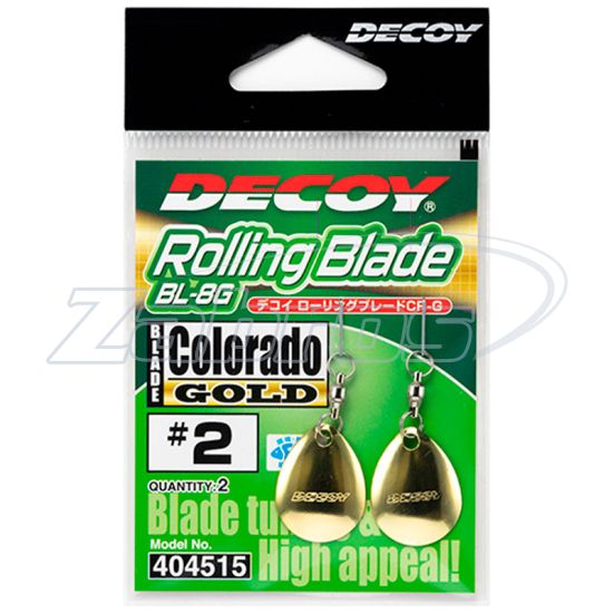 Картинка Decoy BL-8, Rolling Blade CR, #4, Gold, 2 шт