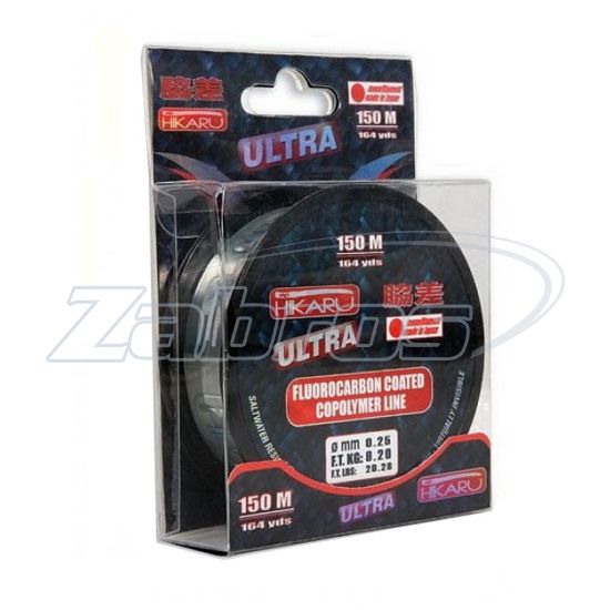 Фото Lineaeffe Hikaru Ultra Fluorocarbon Coating, 3400025, 0,25 мм, 9,2 кг, 150 м