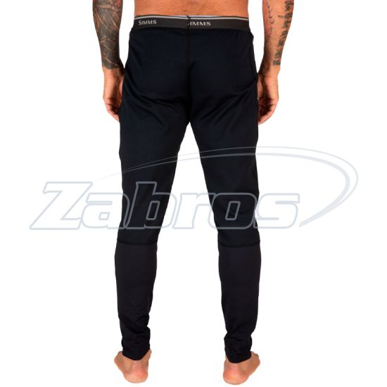 Малюнок Simms Heavyweight Baselayer Bottom, 13308-001-50, XL, Black