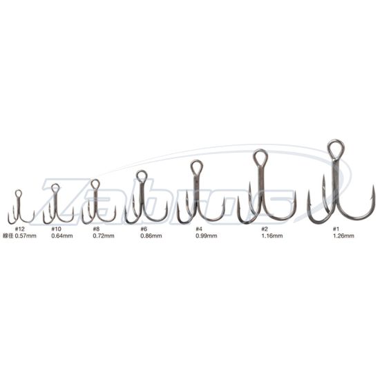 Фото Varivas Zero Friction Triple Hook, 1, 4 шт