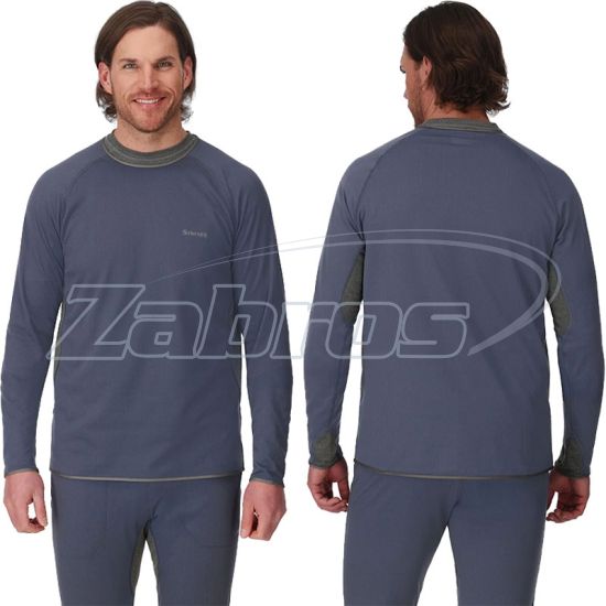 Фотография Simms Strata 200 LS Base Layer Crew, 14228, M, Selvedge