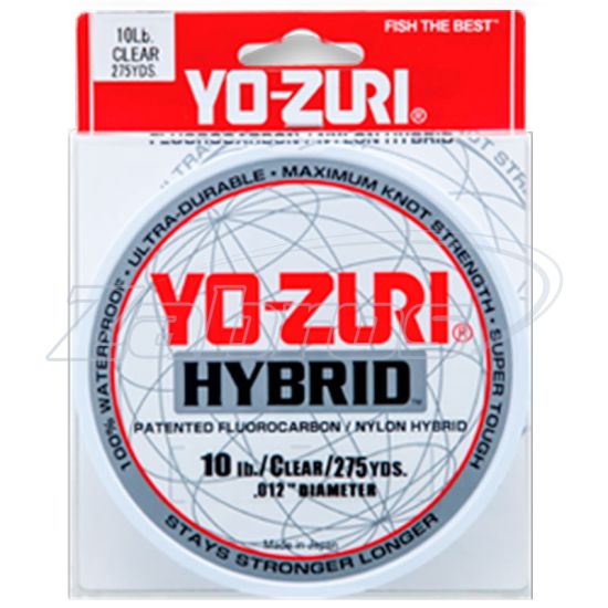 Фото Леска Yo-Zuri Hybrid 275YDS, 0,283 мм, 6,3 кг, 250 м, Clear