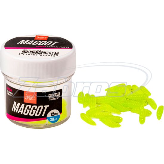 Фото Lucky John Maggot, 12 мм, 30 шт, Green