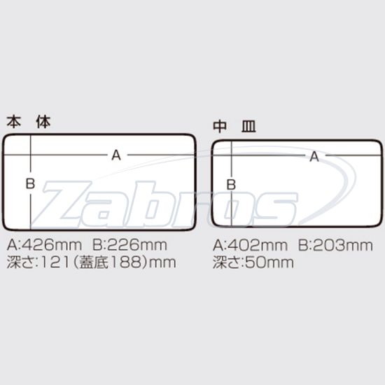 Малюнок Meiho Hard Master 500, 165501, 50x26,7x22,4 см Малюнок Meiho Hard Master 500, 165501, 50x26,7x22,4 см