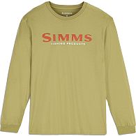 Футболка Simms Logo LS Shirt, 13626, S, Tent Green: купить, цена, Киев, Украина | Zabros