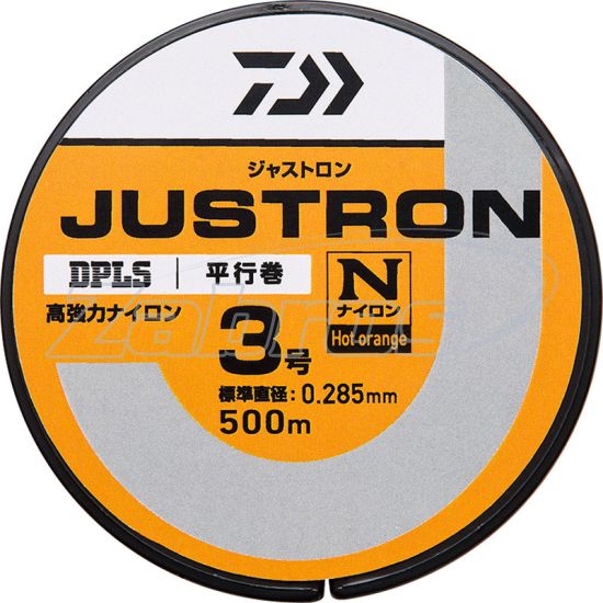 Фото Daiwa Justron, 0,26 мм, 500 м, Hot Orange