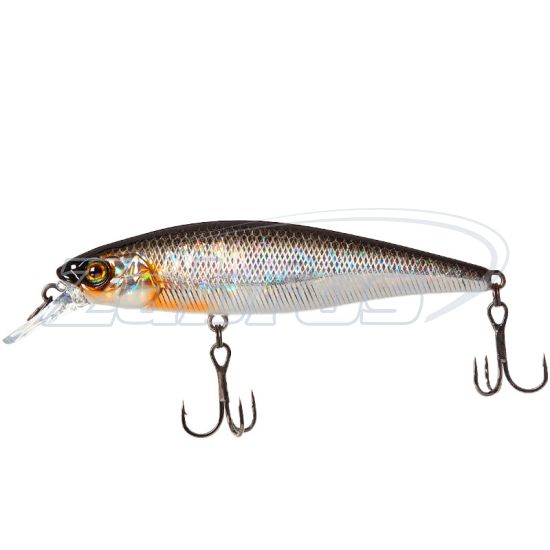 Фото Jackall Squad Minnow 80SP, 8,2 см, 9,7 г, 1,2 м, HL Silver Black