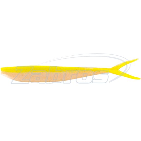 Фото Big Bite Baits Scentsation Slim Minnow, 4,00", 10,15 см, 10 шт, Chartreuse/White Laminate