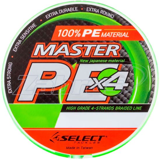 Фото Select Master PE, 0,12 мм, 15 кг, 150 м, Light Green Фото Select Master PE, 0,12 мм, 15 кг, 150 м, Light Green