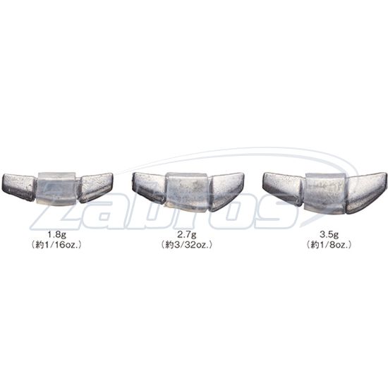 Фотографія Varivas Hook Set Sinker Omoshi, 1,8 г, 3 шт