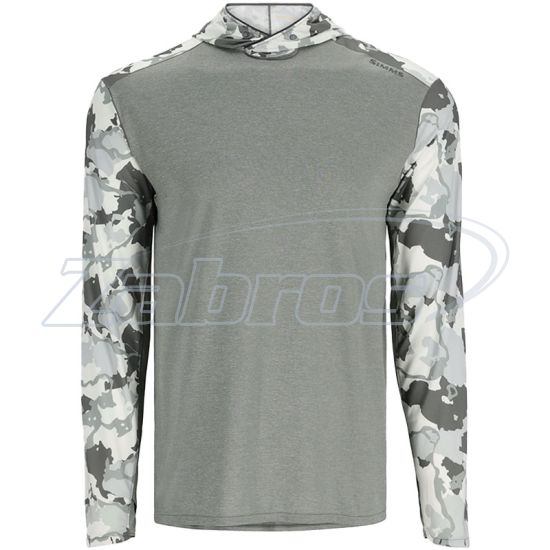 Фото Simms Bugstopper SolarFlex Hoody, 13682-2001-20, S, Cinder/Regiment Camo Cinder