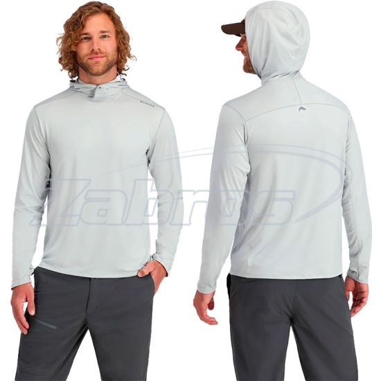 Фотографія Simms Solarflex Hoody, 13658-041-40, L, Sterling