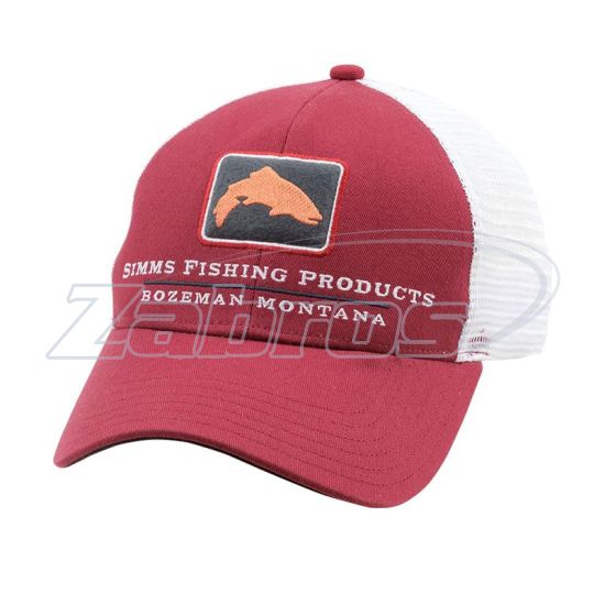 Фото Simms Trout Icon Trucker Hat, 12226, Rusty Red